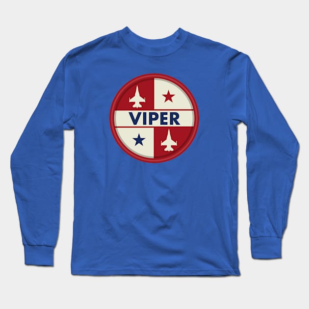 F-16 Viper Long Sleeve T-Shirt by Firemission45